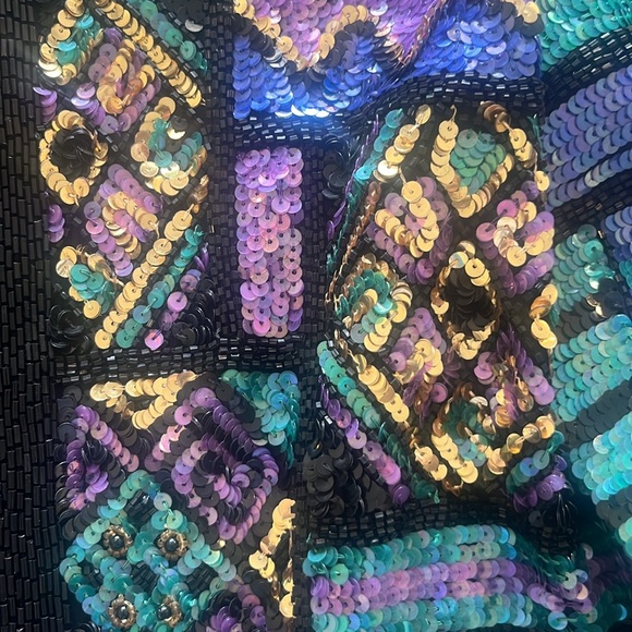 Vintage Laurence Kazar sequin jacket - Picture 5 of 8